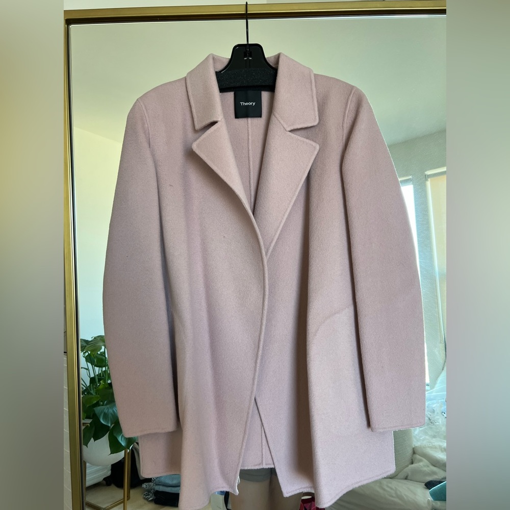 COPY - Theory New Divide Wool Cashmere Coat